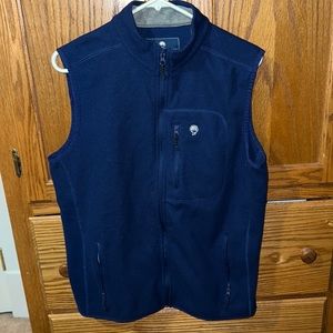 Men’s The Southern Shirt Company 100% Polyester Zip-Up Fleece Vest, Size Large